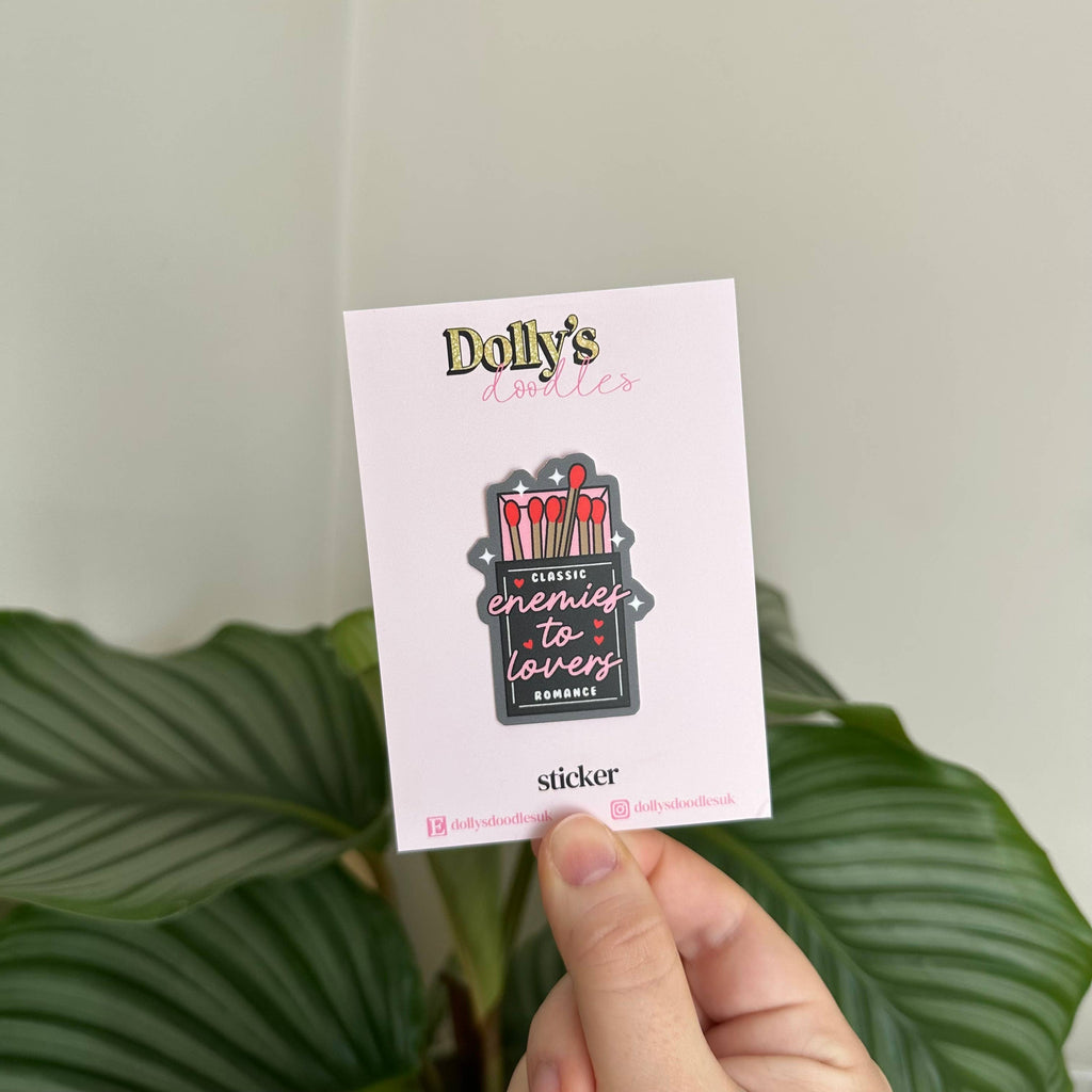 Matte Sticker | Matchbox Romance Reading Book Club