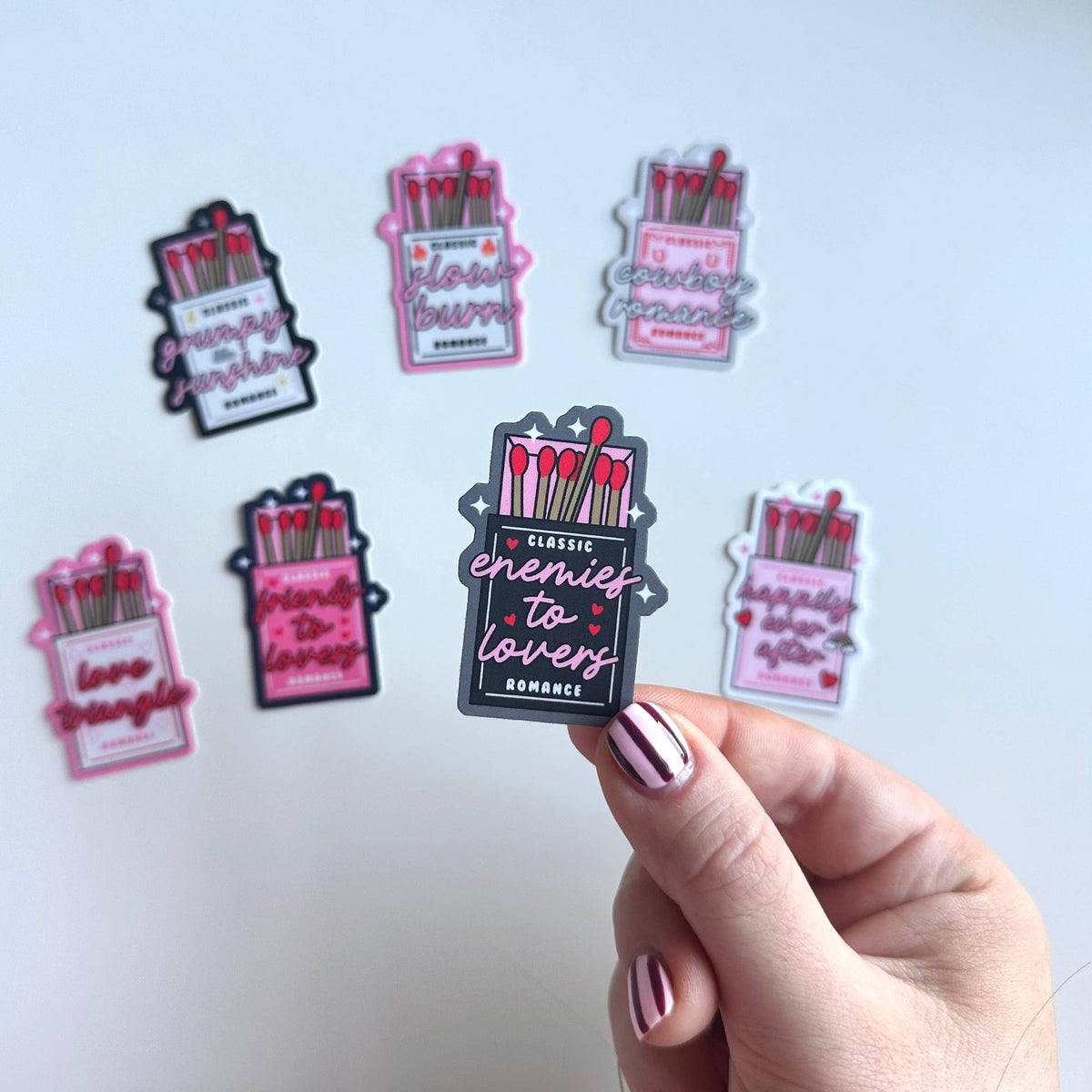Matte Sticker | Matchbox Romance Reading Book Club