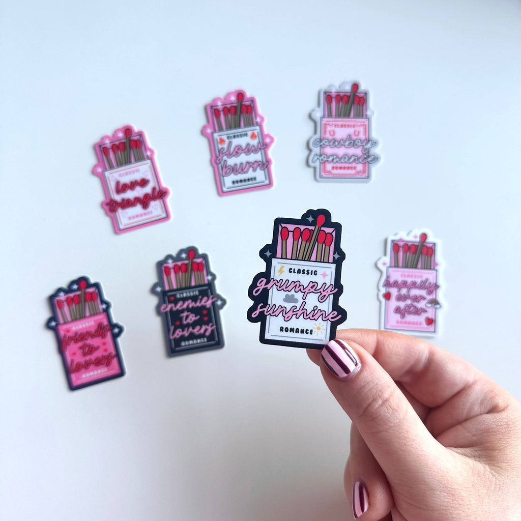 Matte Sticker | Matchbox Romance Reading Book Club