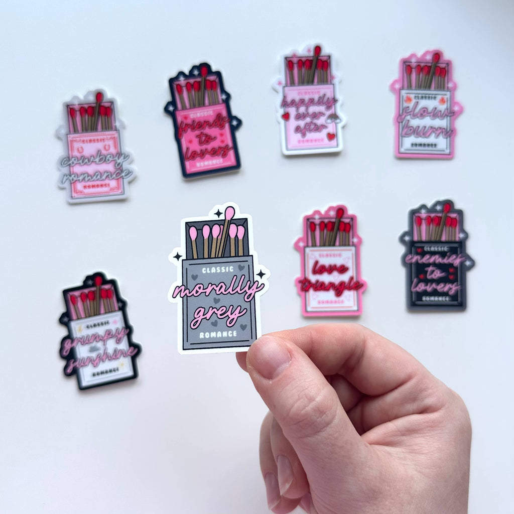 Matte Sticker | Matchbox Romance Reading Book Club