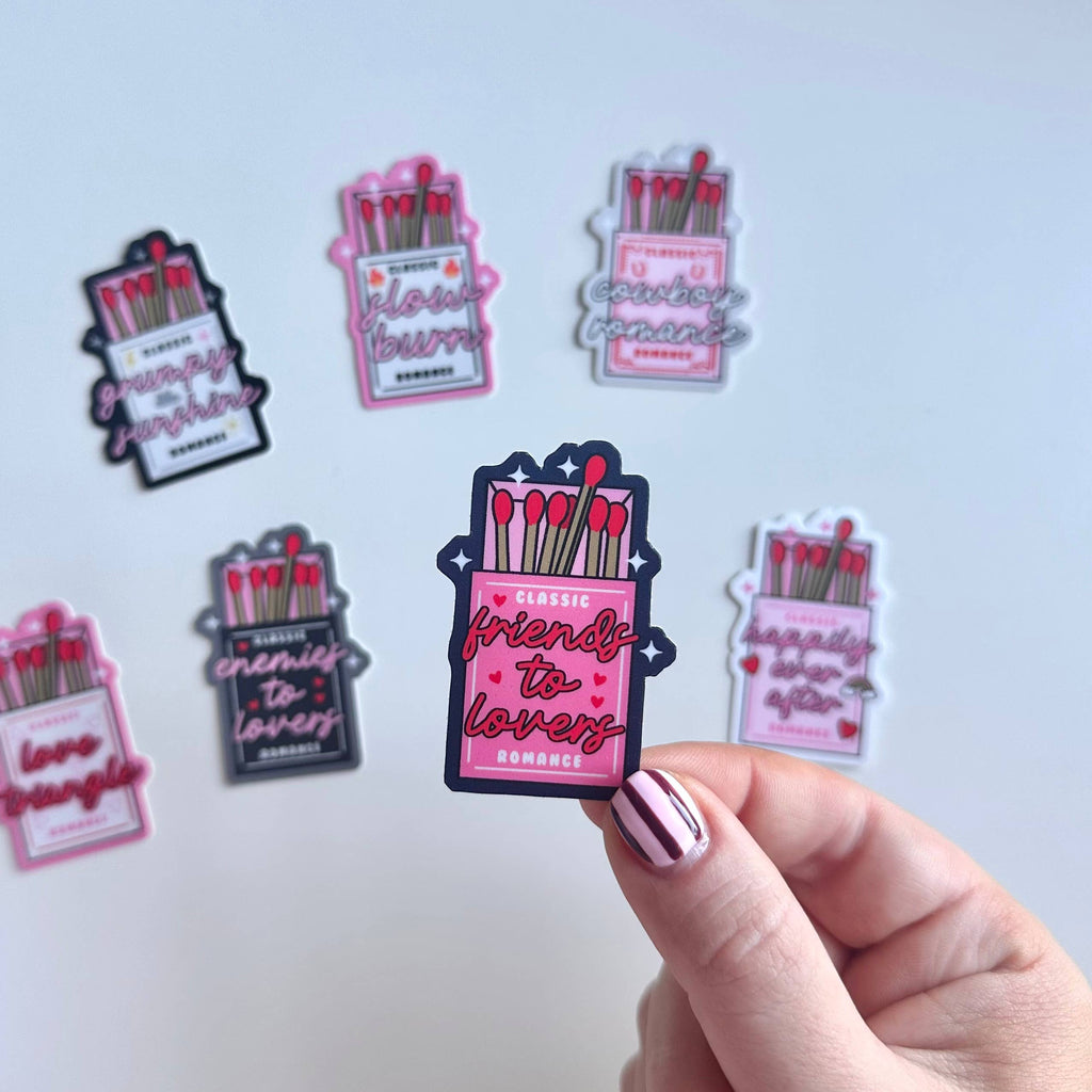 Matte Sticker | Matchbox Romance Reading Book Club