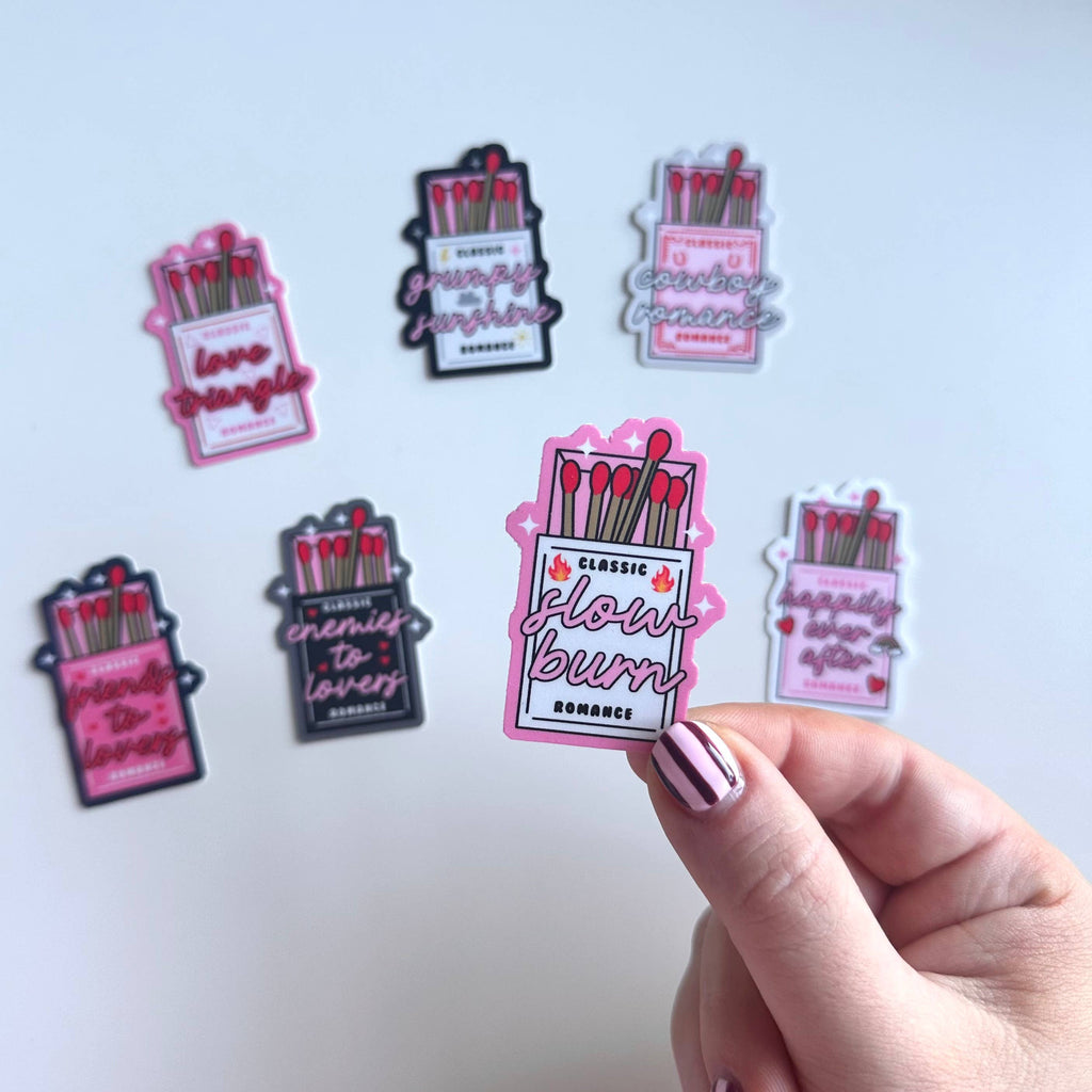 Matte Sticker | Matchbox Romance Reading Book Club