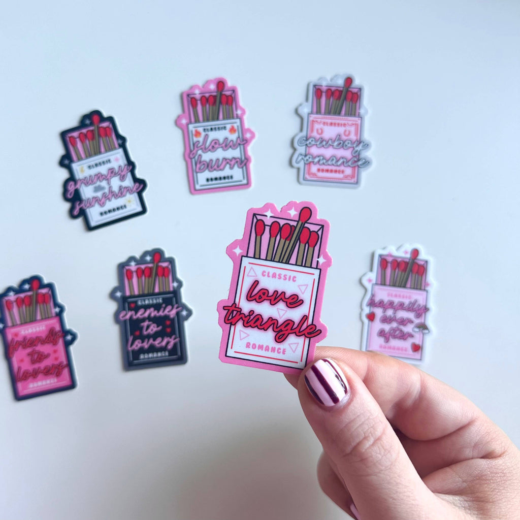 Matte Sticker | Matchbox Romance Reading Book Club