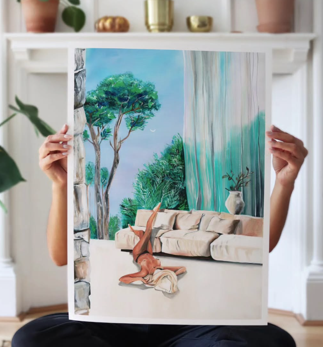 The Hideaway, 2022 Print by Kiran